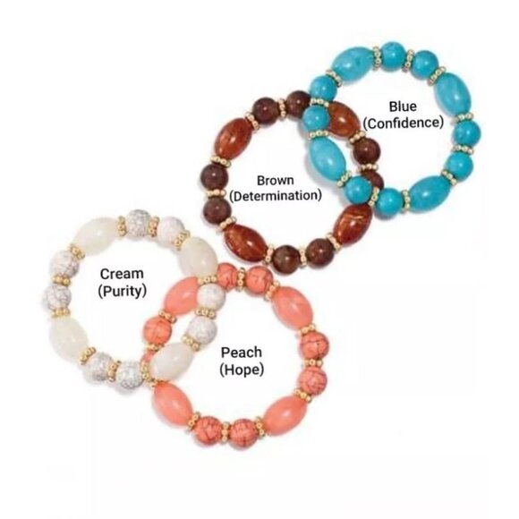 Avon Peach Bracelet - Picture 2 of 4